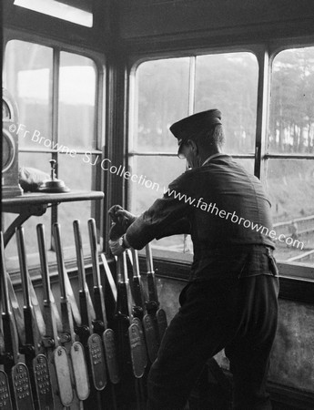 INTERIOR OF SIGNAL BOX